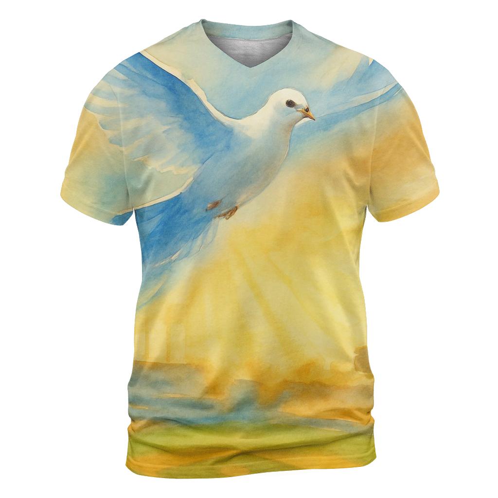 Dodgers Sky Doves Over The Diamond custom all-over print shirts