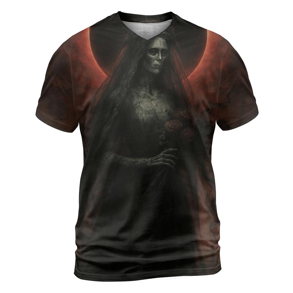 Bride Of The Thorn Eclipse artistic all-over print tops