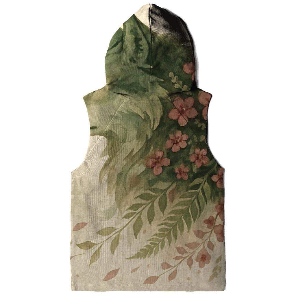 Forest Spirit Wolf Bloom premium hoodies