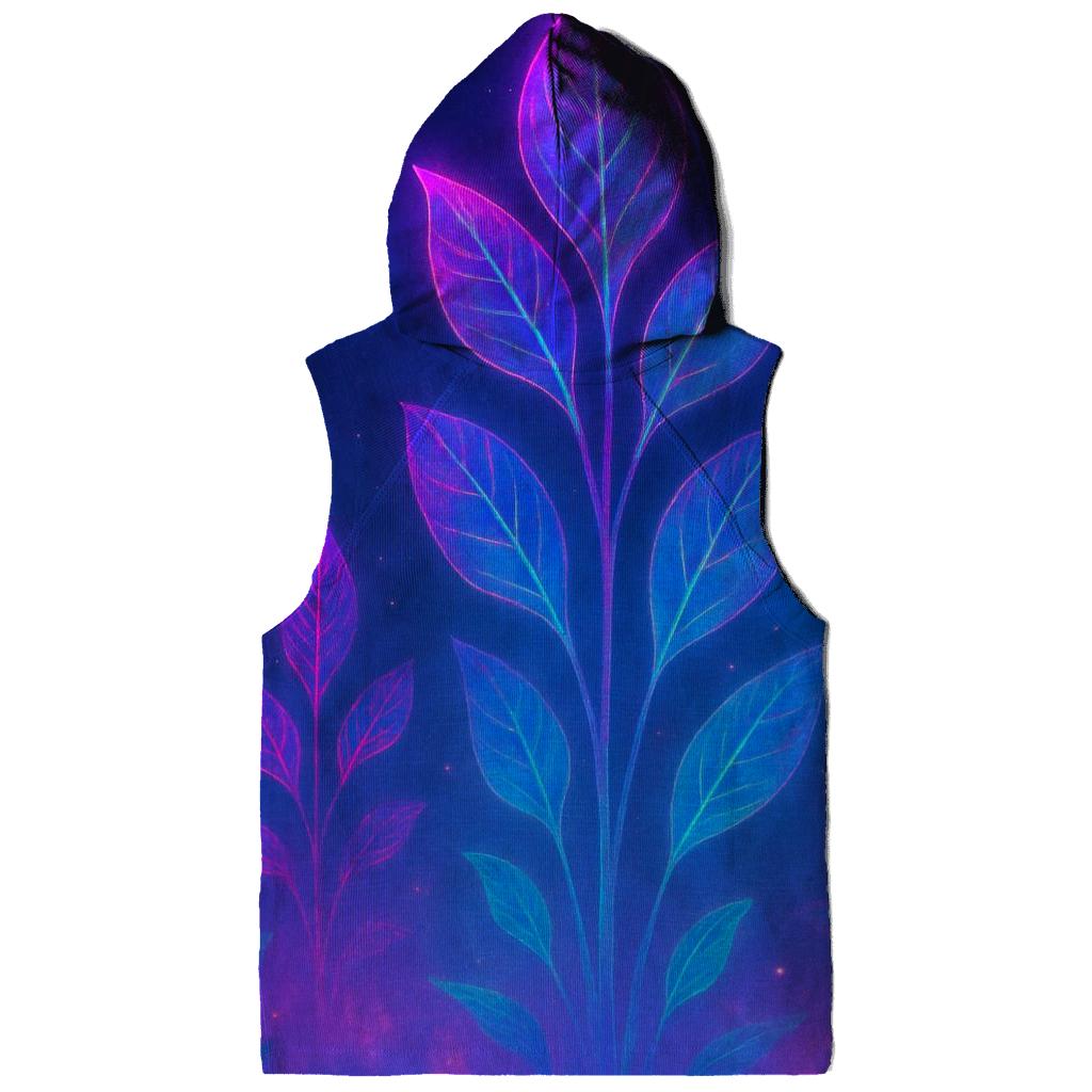 Neon Aurora Garden Gradient lightweight hoodies