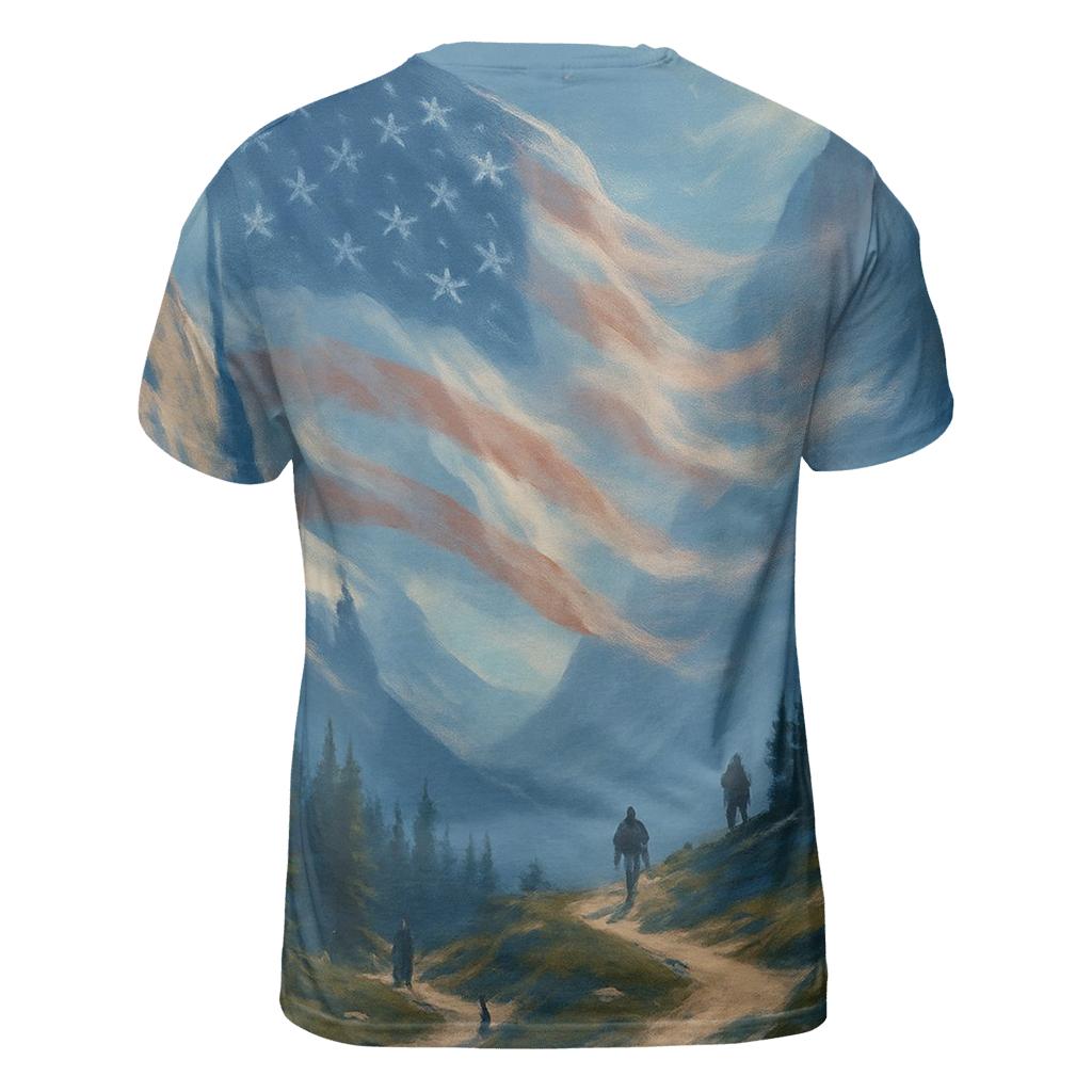 Mountain Trail Starwind unique graphic print tees
