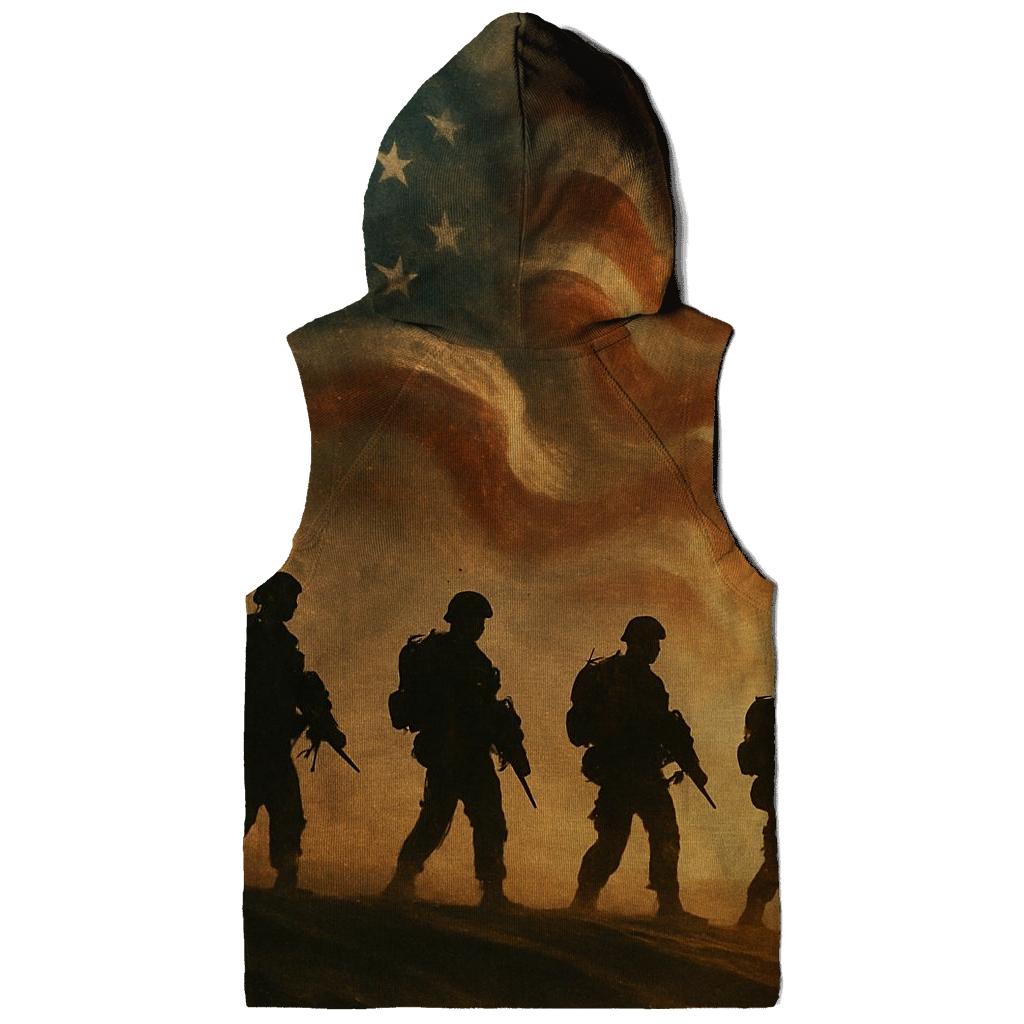 Desert Valor Flagstorm printed hoodies