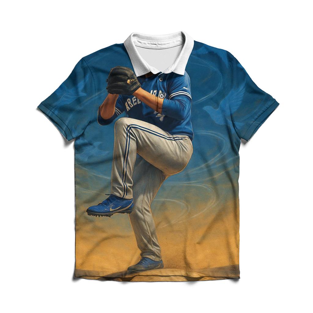 Blue Jays Horizon Windup premium cotton polo shirts