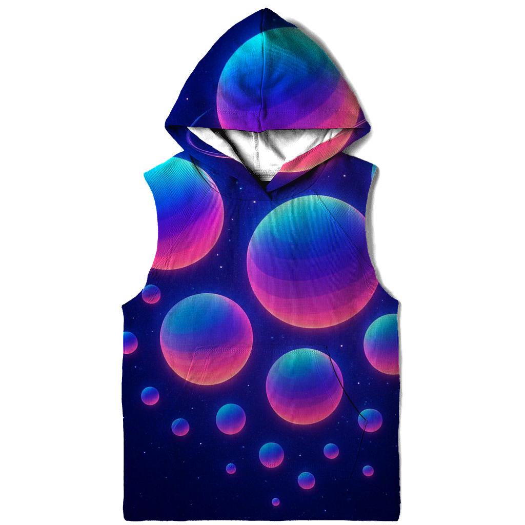 Orbiting Prism Gradient Orbs hoodie designs