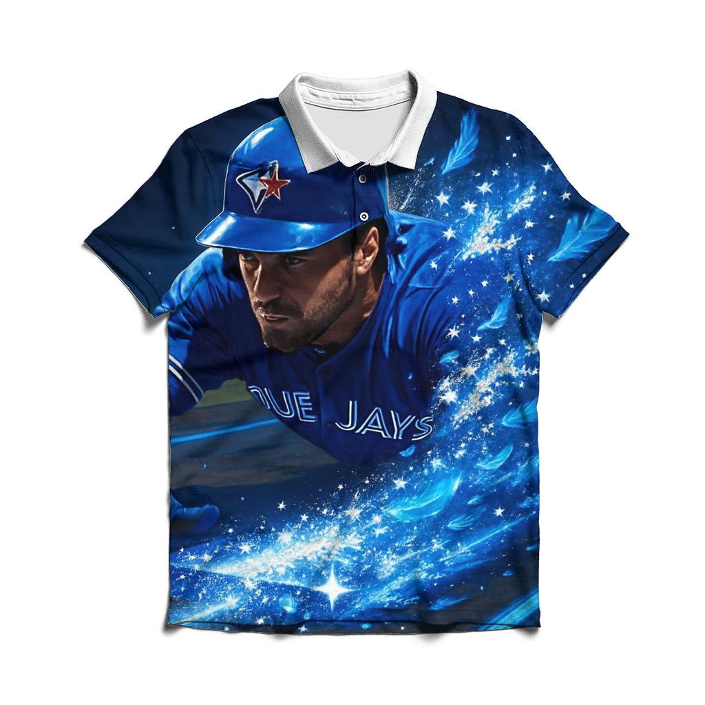 Starstream Basepath Blue Jays Fusion stylish collar polo tees