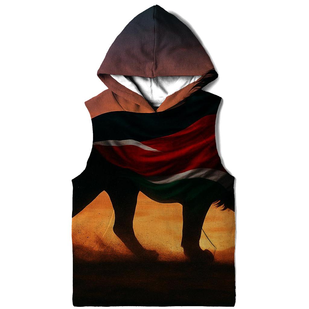 Kenyan Flag Savannah Lion Silhouette Overlay hoodie trends