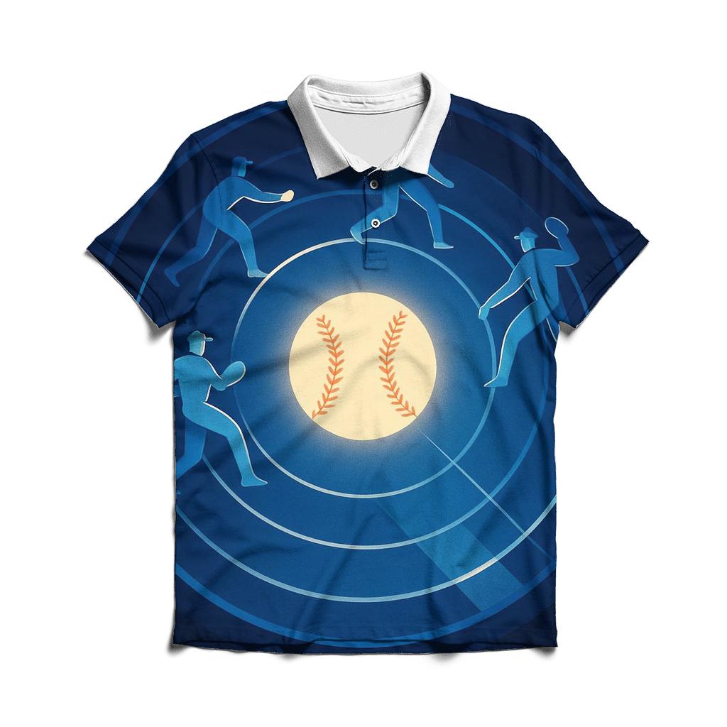 Luminous Bullpen Orbit Blue Jays Edition classic pique polos