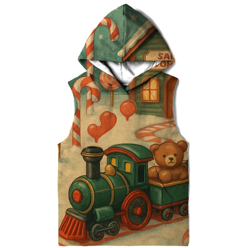 Toy Workshop Train Through Candy Forest heavyweight hoodies