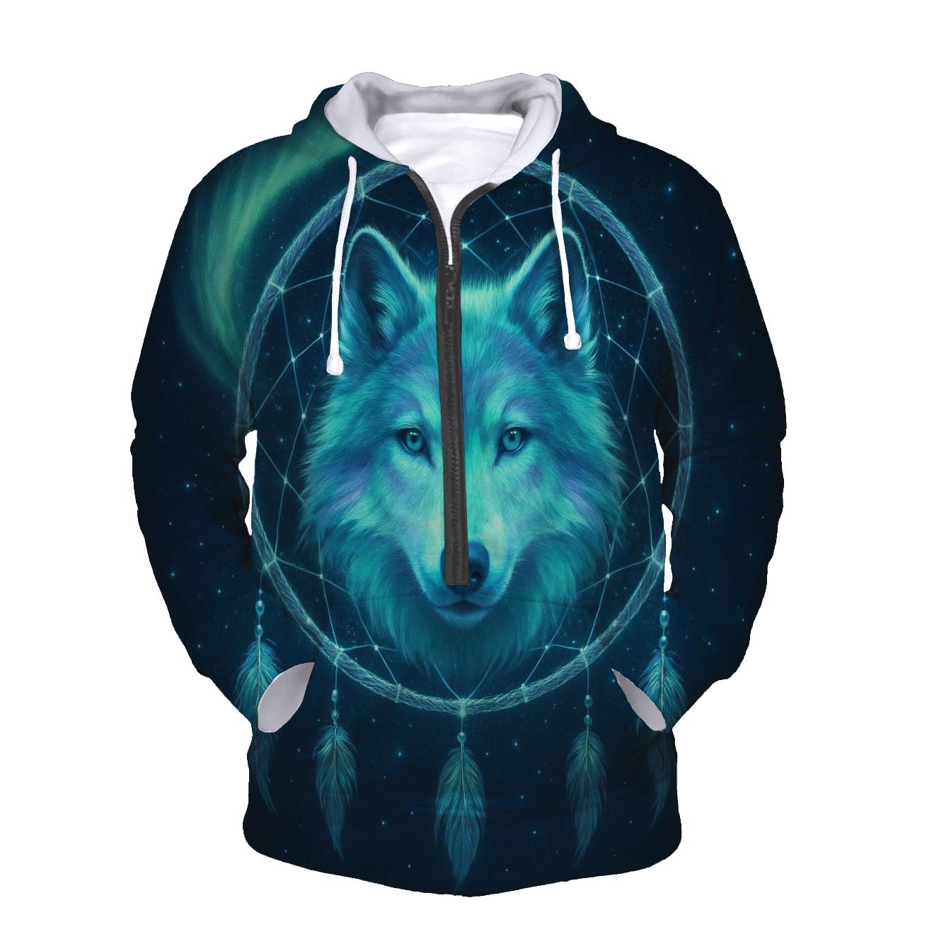 Aurora Dreamcatcher Wolf hoodie designs