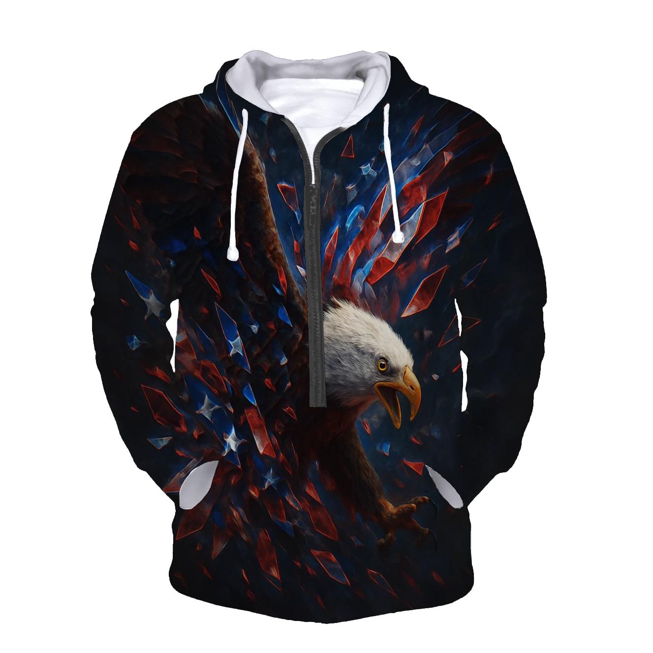Eagle Of Shattered Stars embroidered hoodies