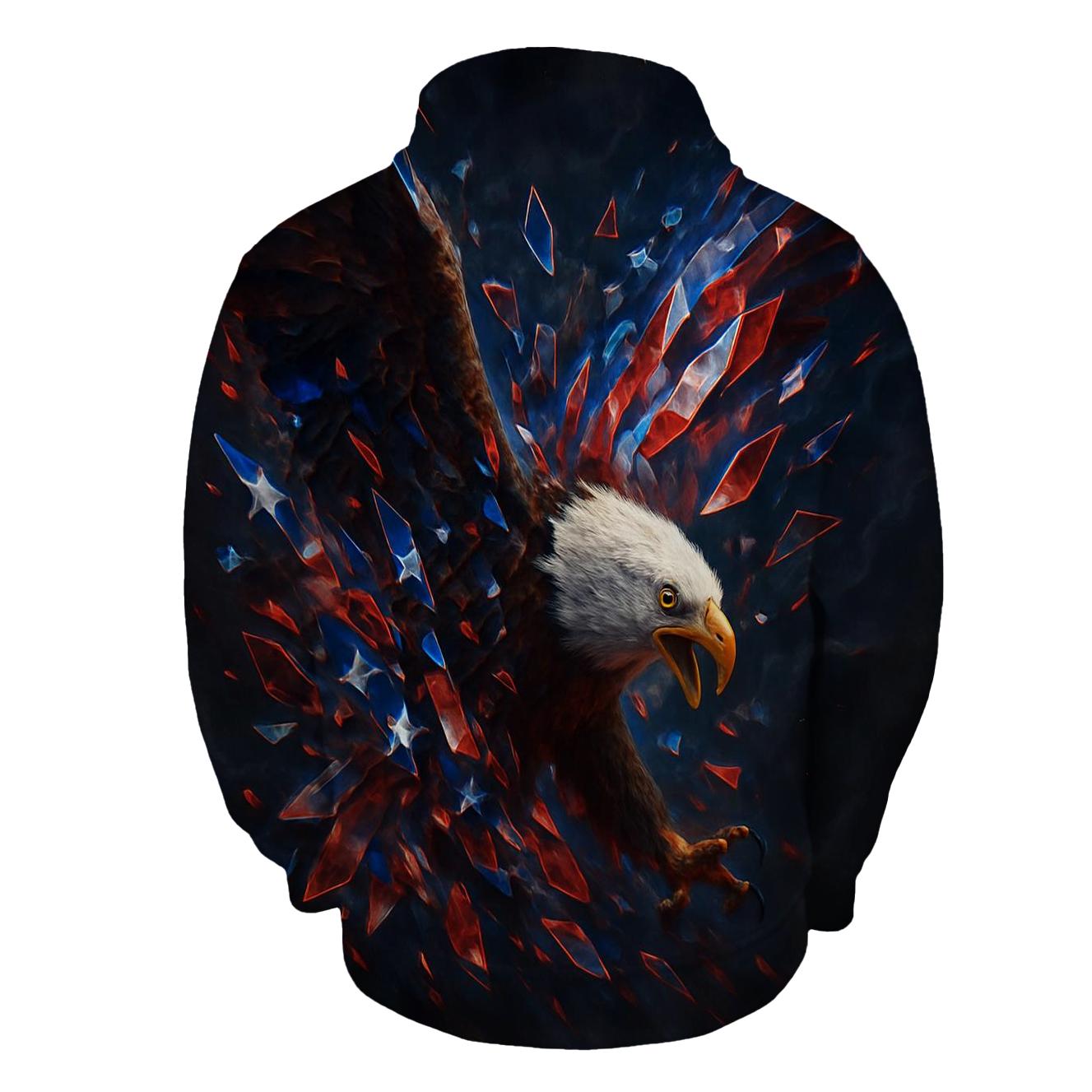 Eagle Of Shattered Stars embroidered hoodies