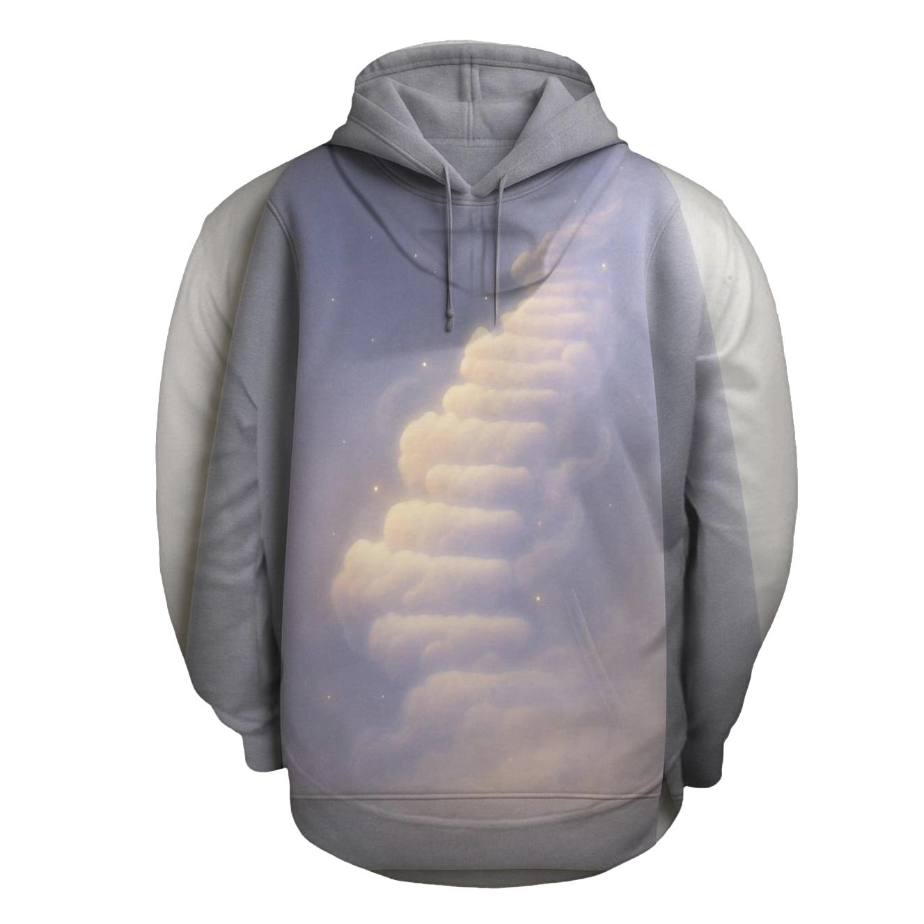 Stairway Of Gradient Clouds graphic hoodies