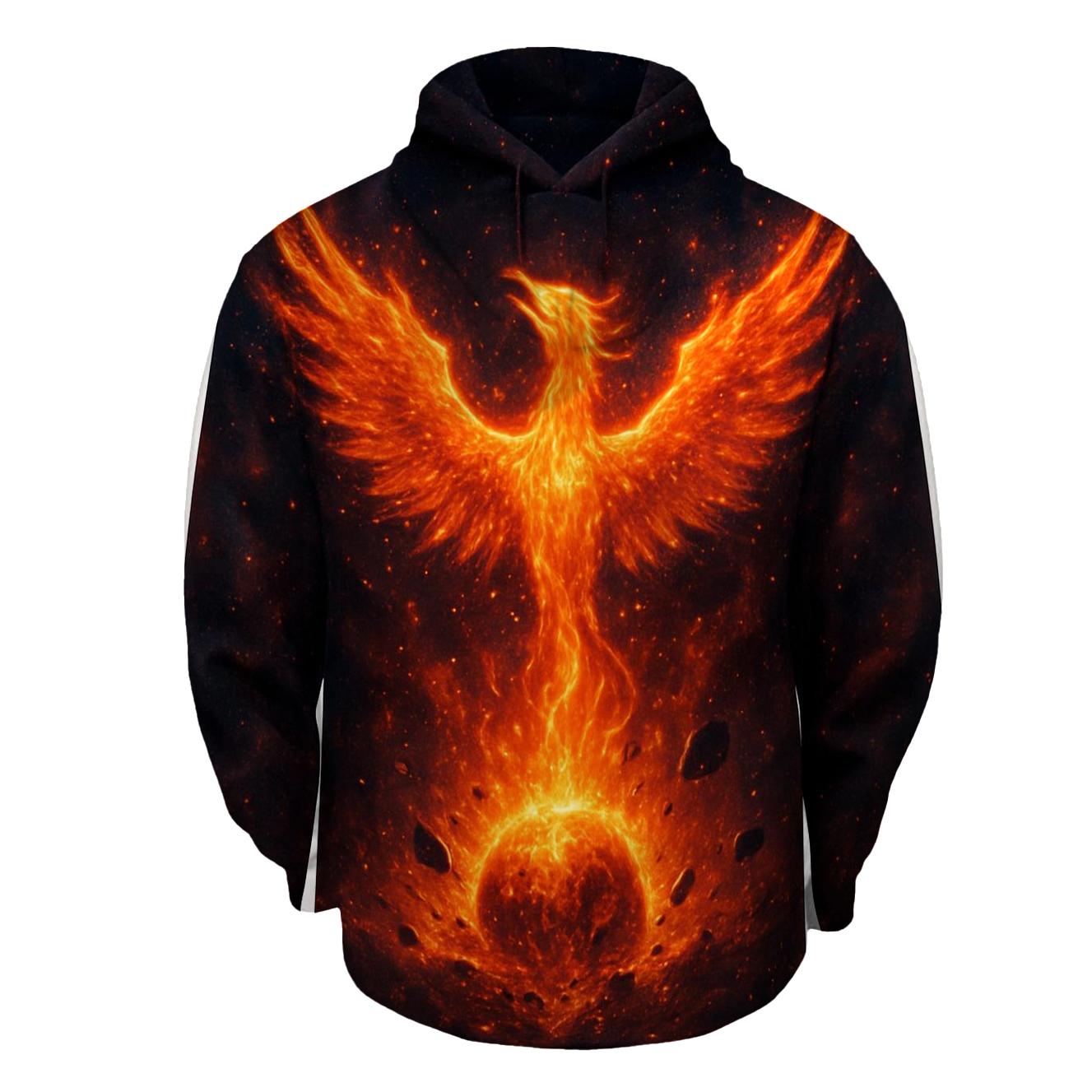 Cosmic Phoenix Rising From A Dying Star pullover hoodies