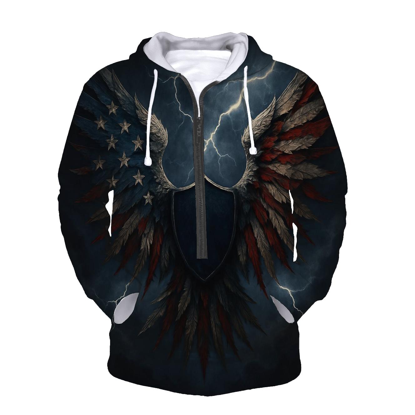Patriotic Thunder Wings hoodies fashion