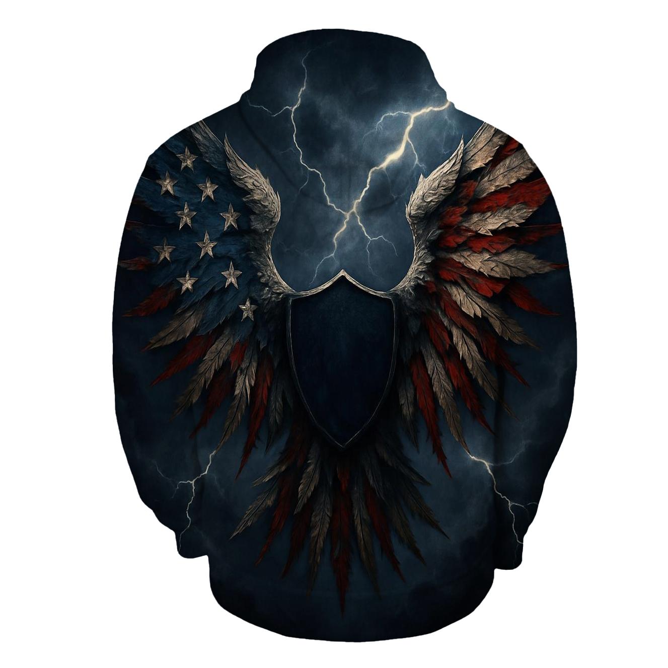 Patriotic Thunder Wings hoodies fashion