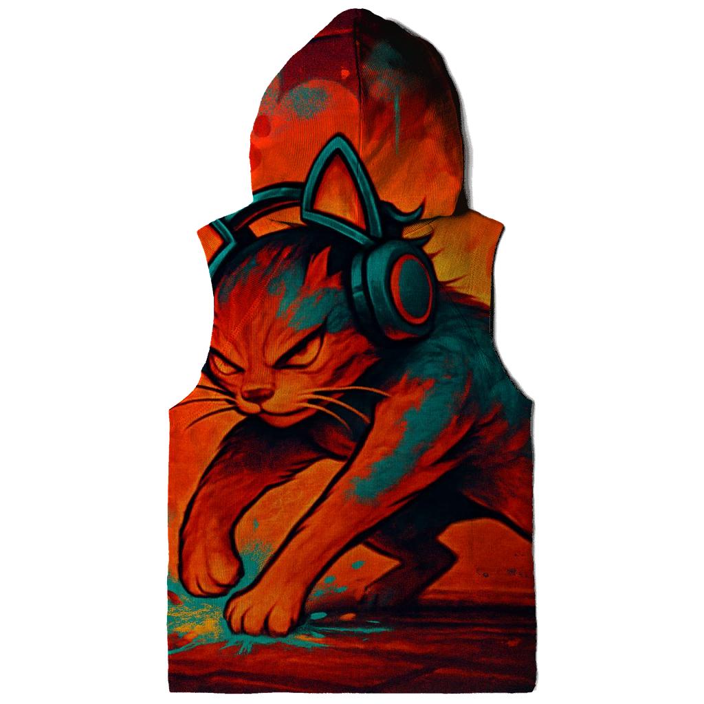 Graffiti Alley Rhythm Cat heavyweight hoodies