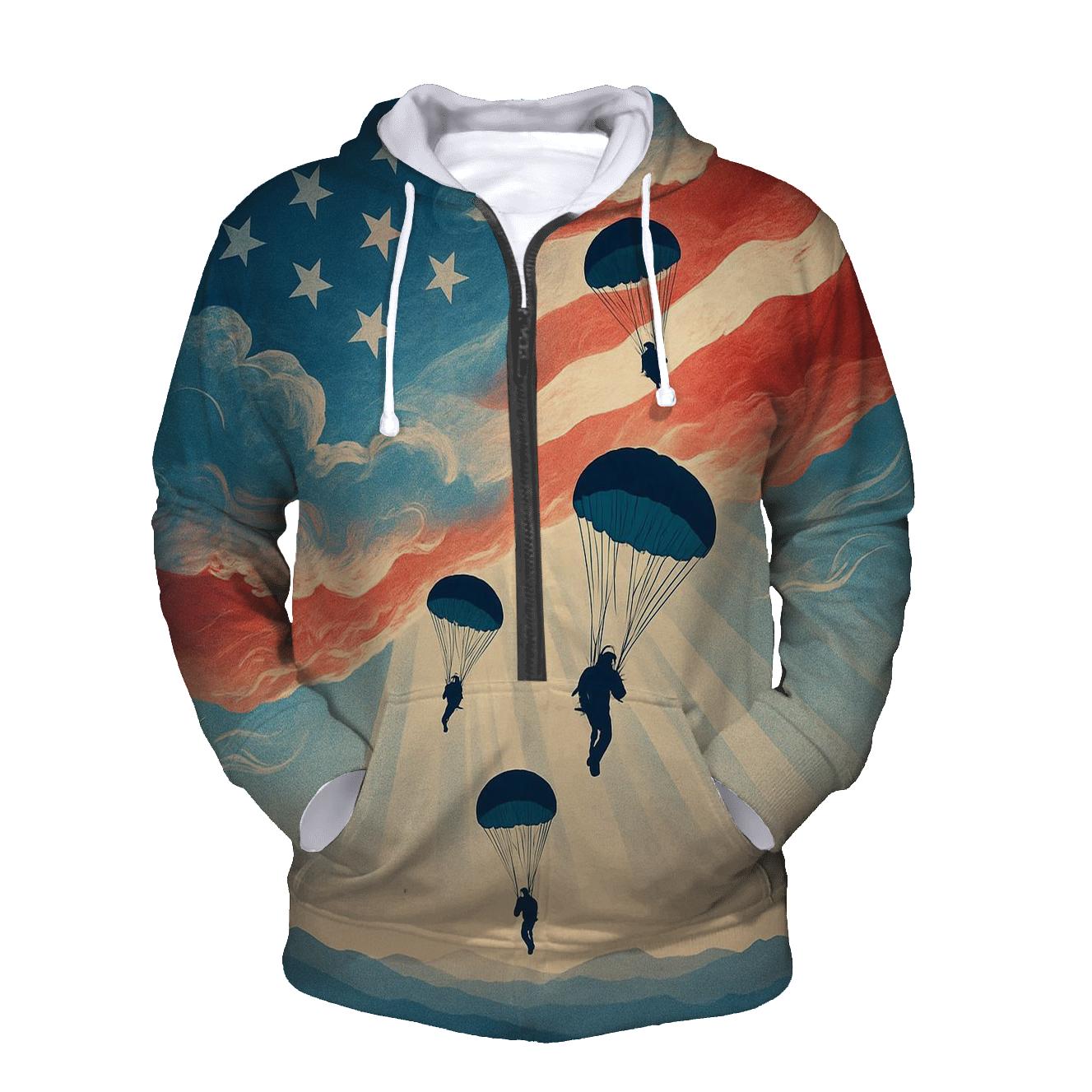 Skybridge Salute pullover hoodies