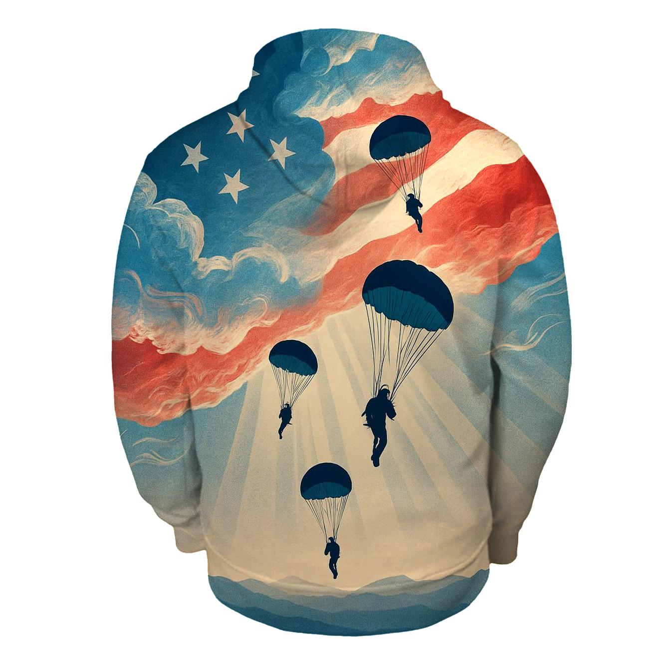 Skybridge Salute pullover hoodies
