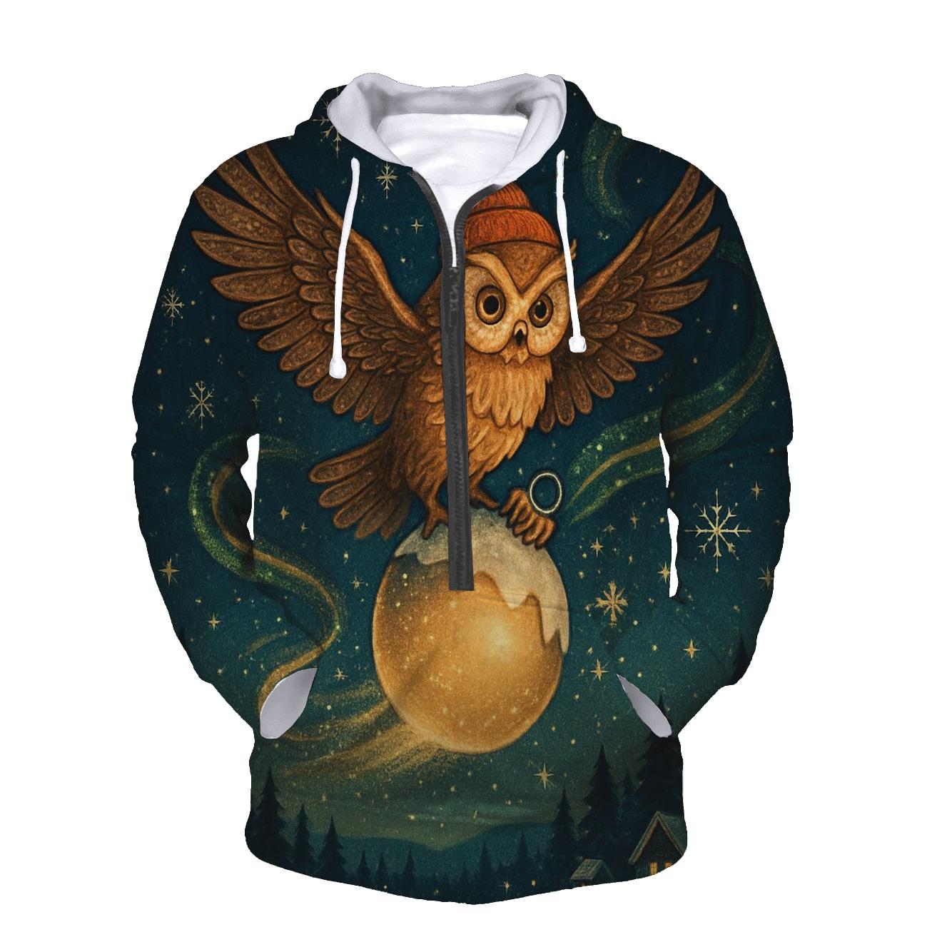Midnight Owl On Christmas Comet hoodie trends