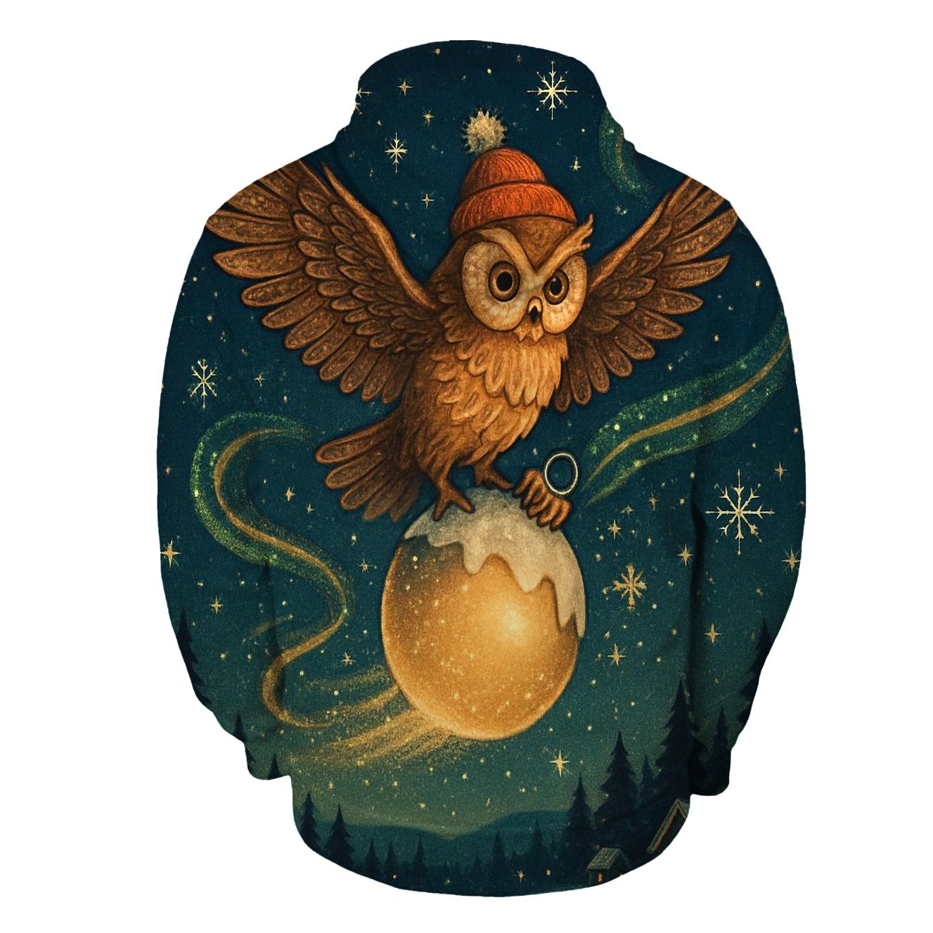 Midnight Owl On Christmas Comet hoodie trends