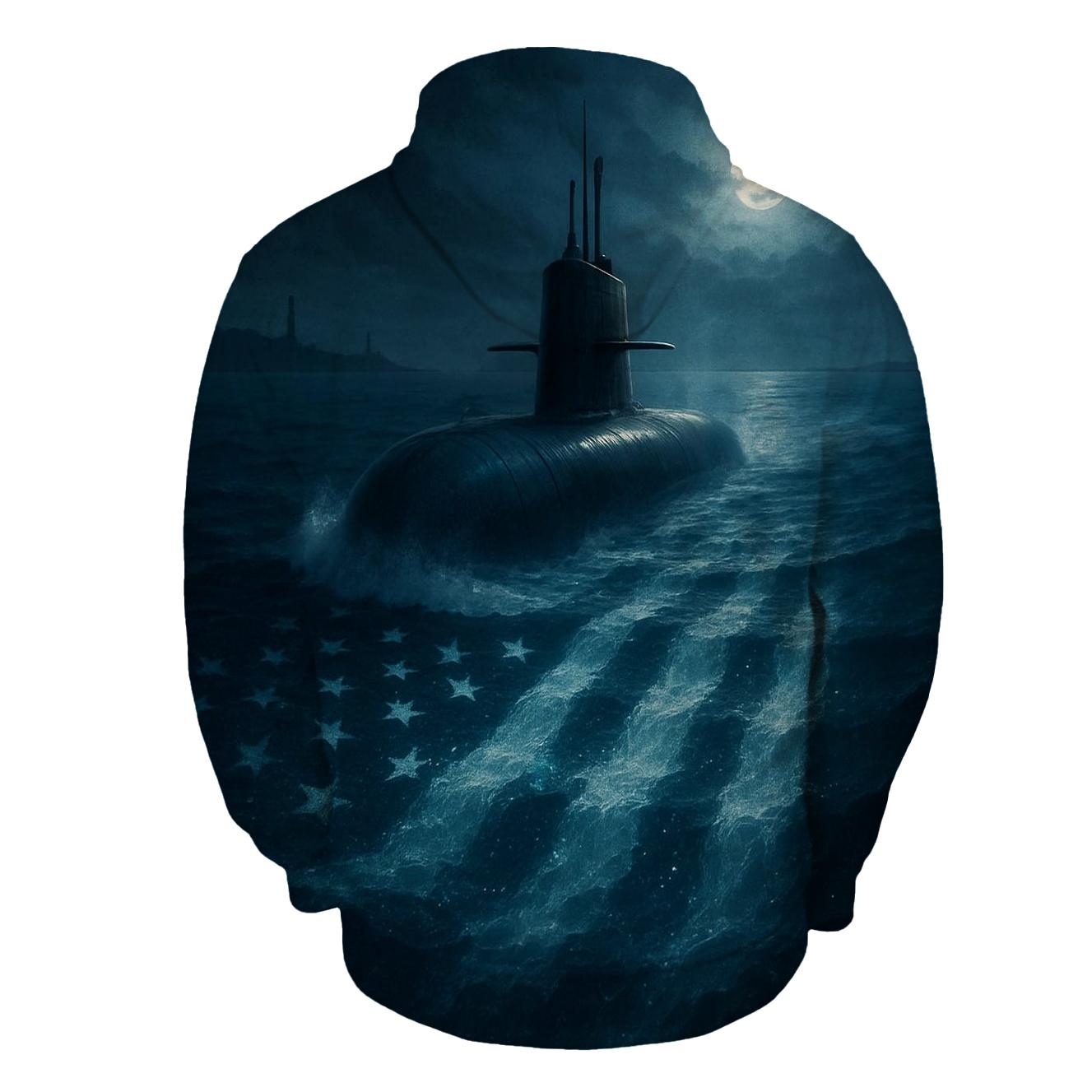 Echoes Beneath The Waves zip-up hoodies