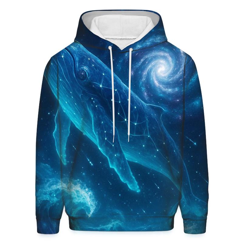 Celestial Whale Crossing The Spiral Sea designer hoodies