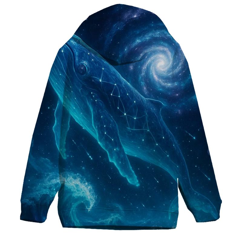 Celestial Whale Crossing The Spiral Sea designer hoodies