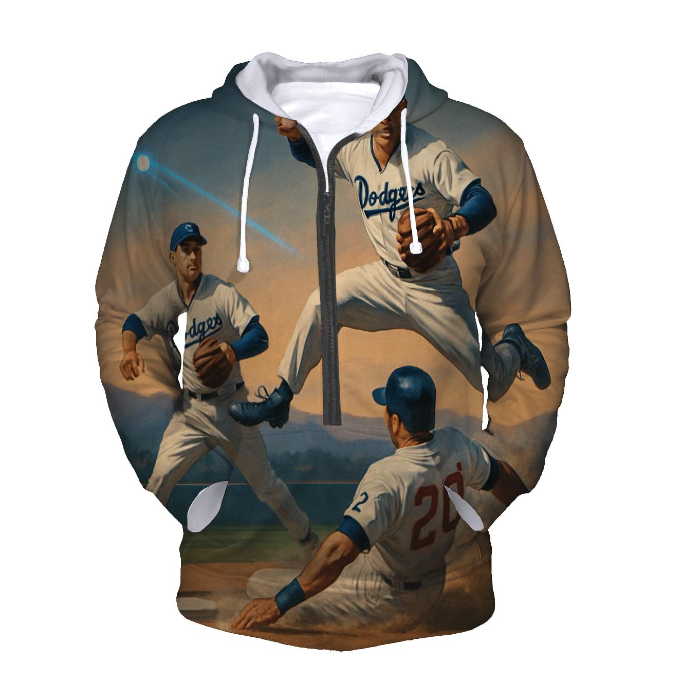 Dodgers Horizon Double Play Flash hoodie designs