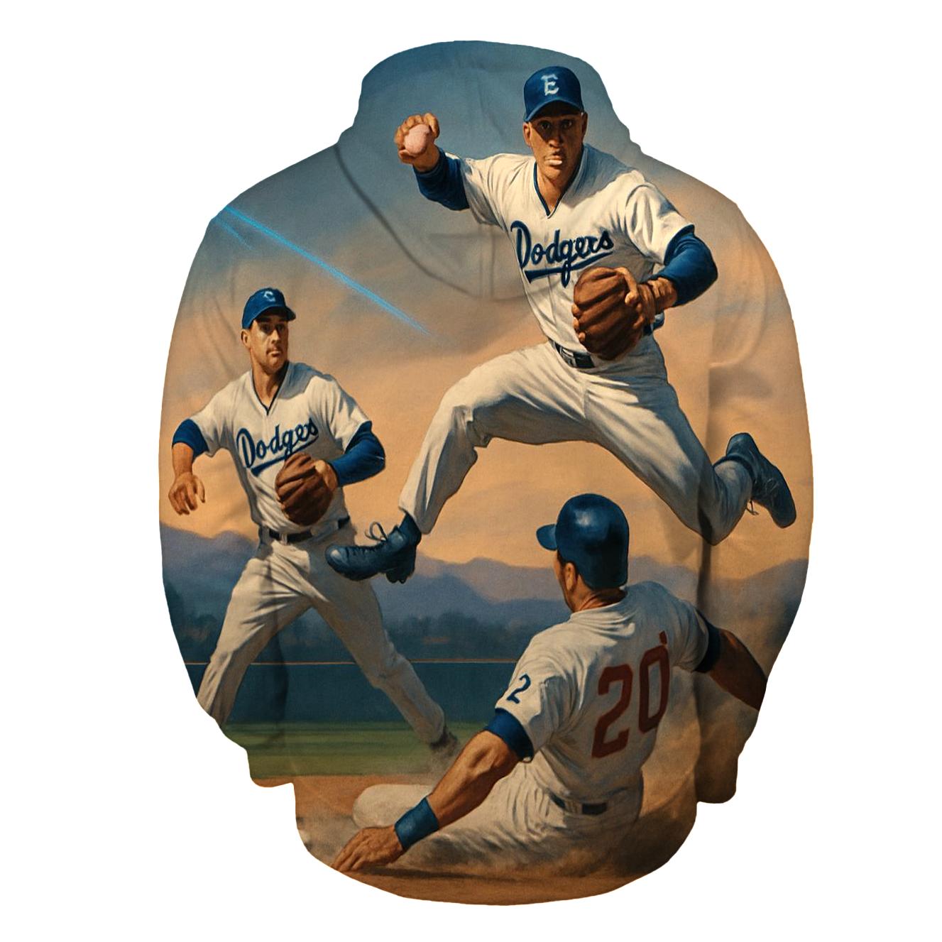 Dodgers Horizon Double Play Flash hoodie designs
