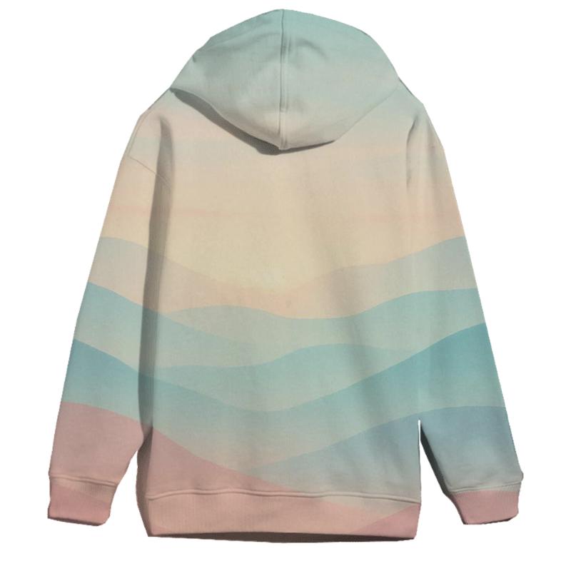 Pastel Dreamwave Horizon hoodie trends