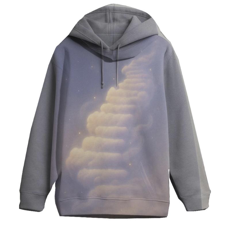 Stairway Of Gradient Clouds pullover hoodies