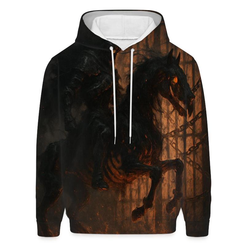 Infernal Rider Of The Rusted Gate graphic hoodies