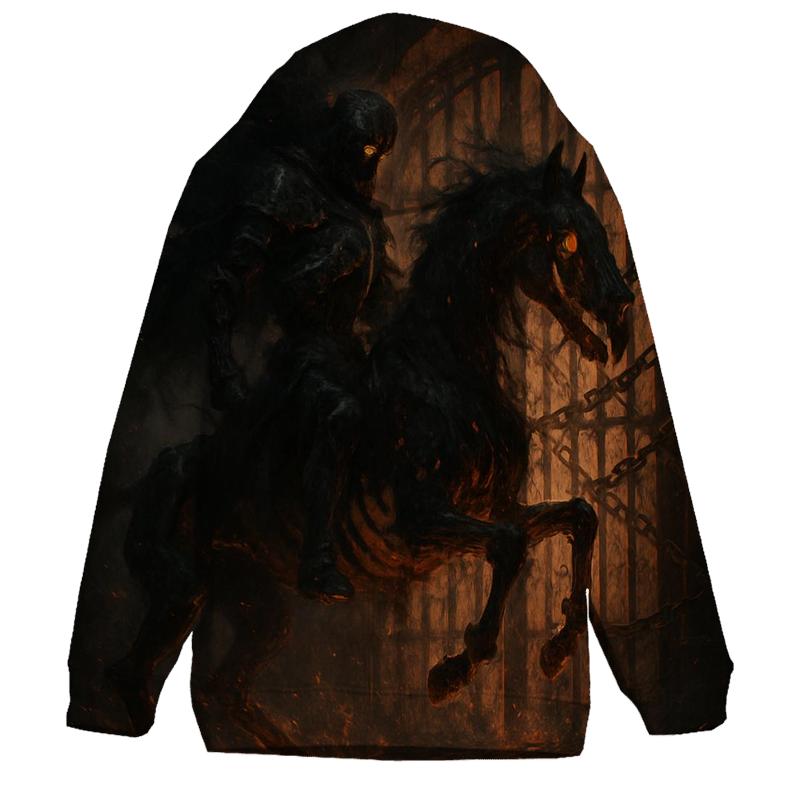 Infernal Rider Of The Rusted Gate graphic hoodies