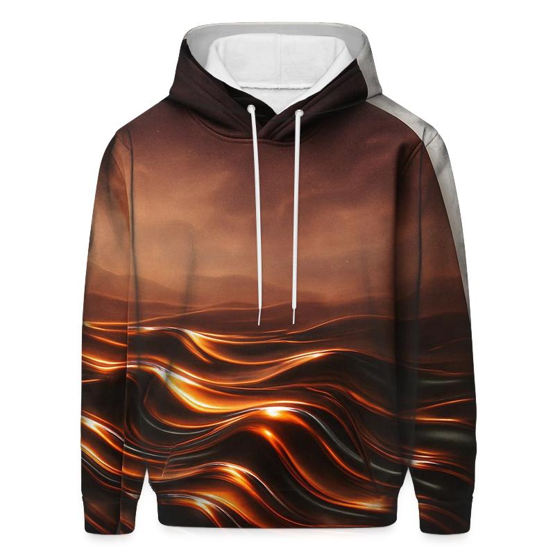 Chromatic Mirage Dunes embroidered hoodies