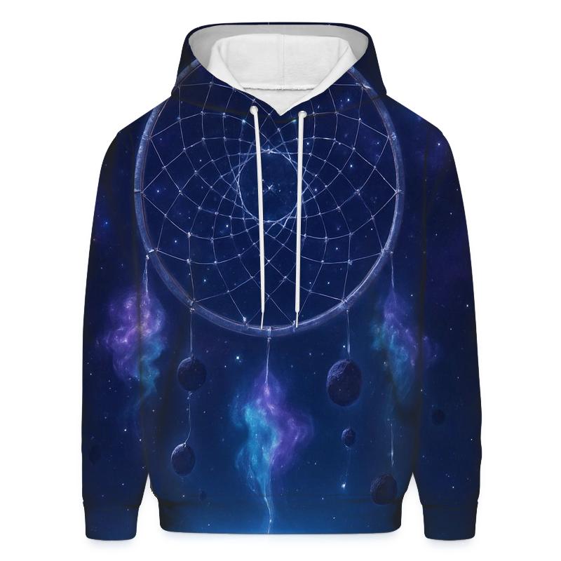 Galactic Dreamcatcher Over The Sleeping Planet designer hoodies