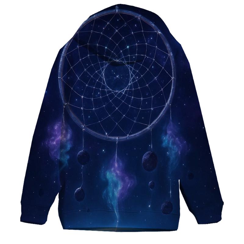 Galactic Dreamcatcher Over The Sleeping Planet designer hoodies