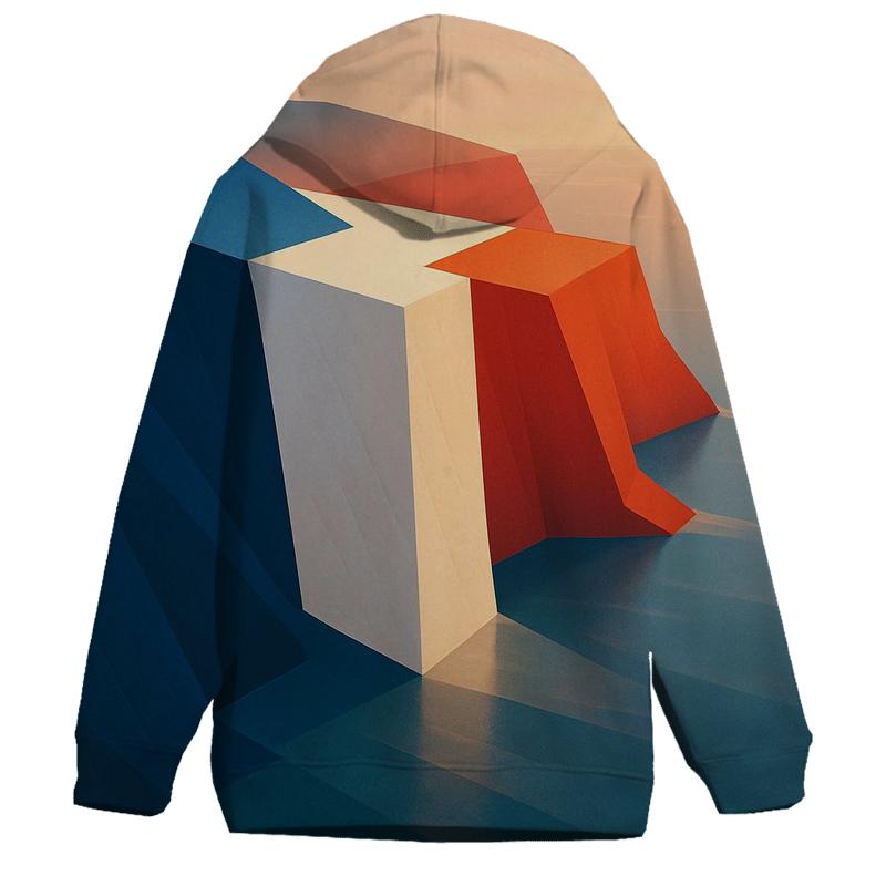 French Flag Coastal Cliff Minimalist Geometry heavyweight hoodies