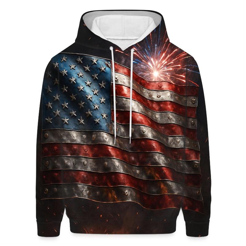 Firework Forge Banner pullover hoodies