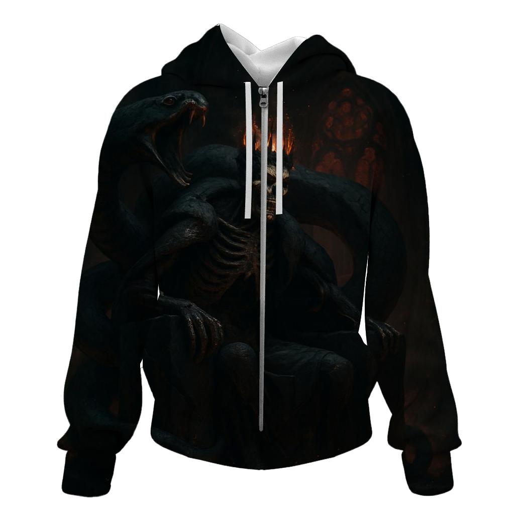Throne Of The Ashen Serpent King lightweight hoodies