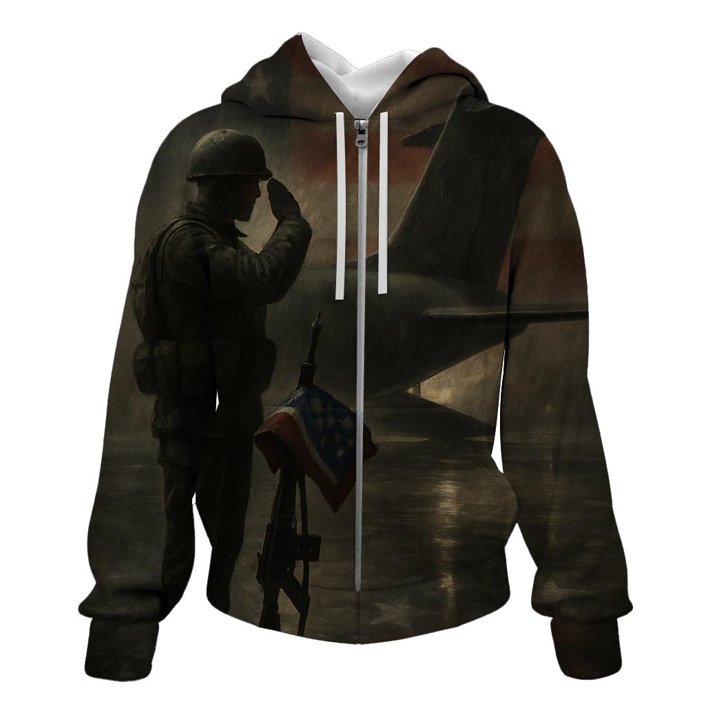 Silent Watch On The Tarmac lightweight hoodies