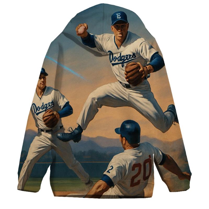 Dodgers Horizon Double Play Flash pullover hoodies