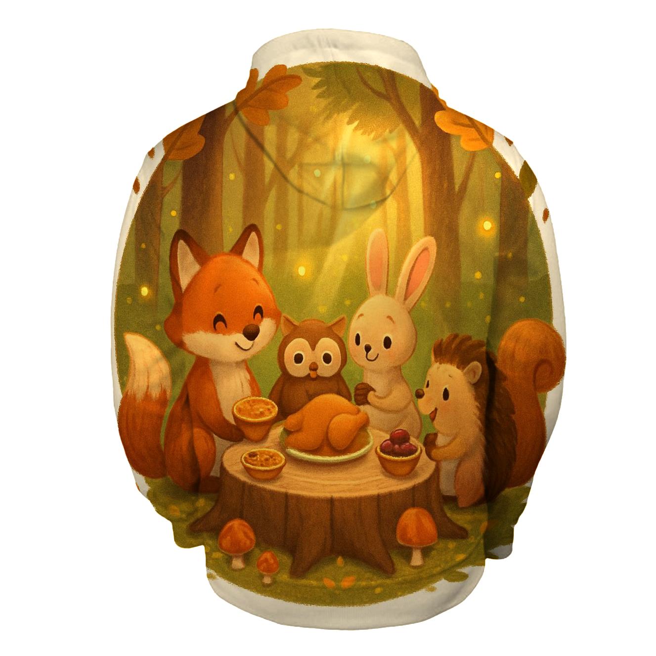 Woodland Friends Autumn Banquet hoodie designs