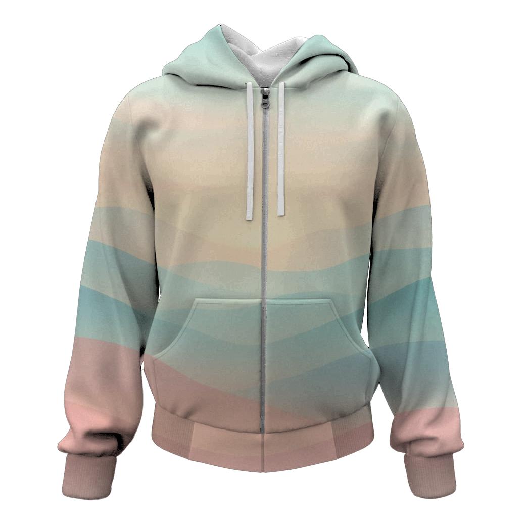 Pastel Dreamwave Horizon heavyweight hoodies