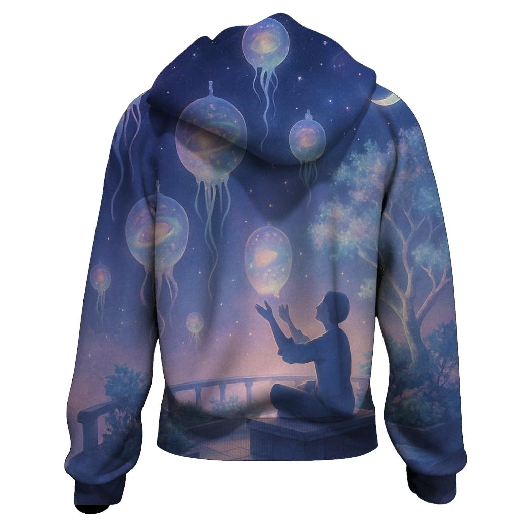 Garden Of Floating Galaxy Lanterns hoodie styles