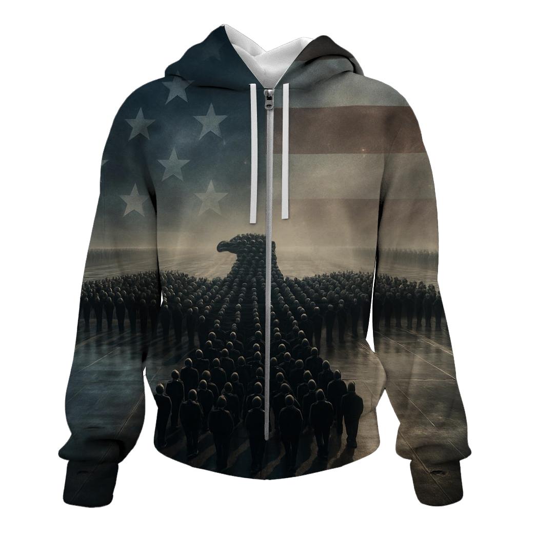 Steel Deck Promise printed hoodies