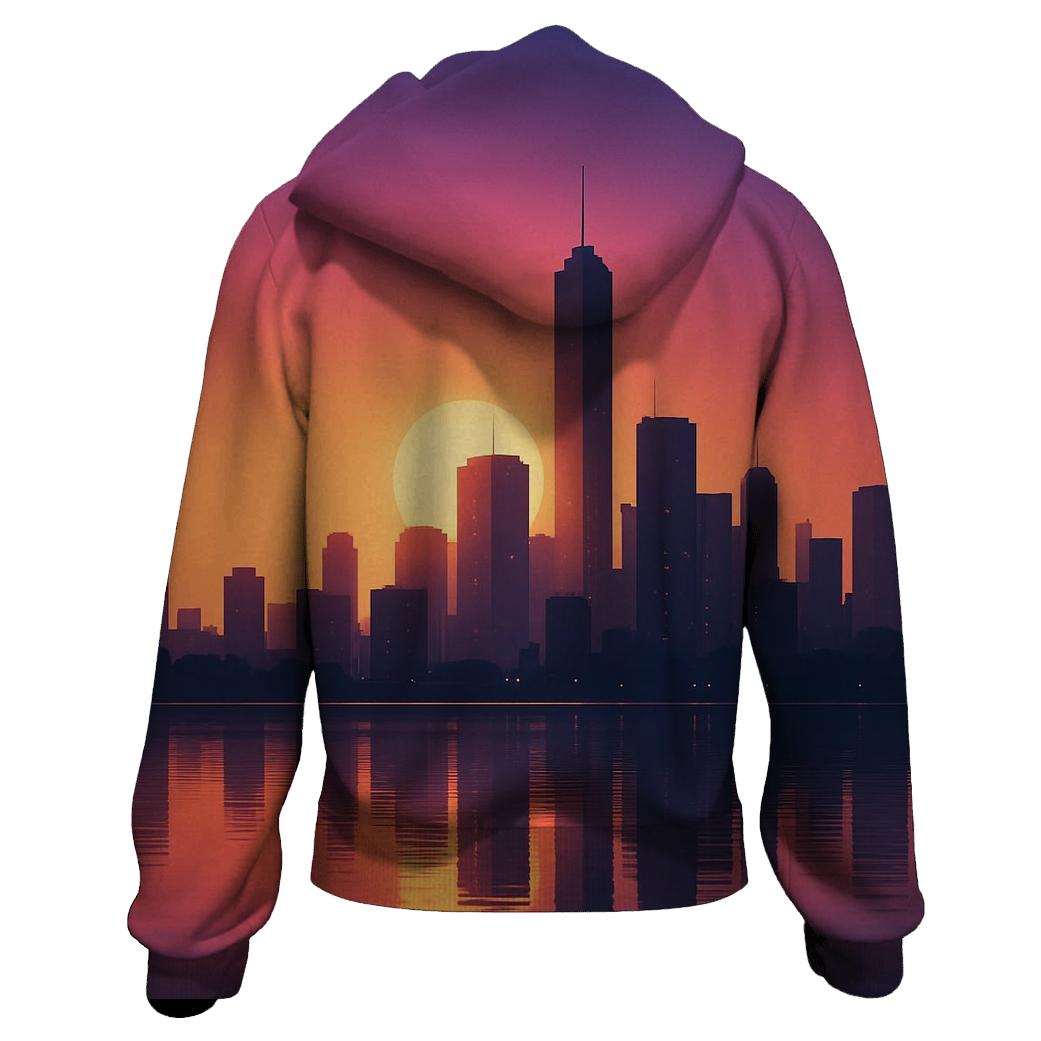 Skyline Mirage Afterglow zip-up hoodies
