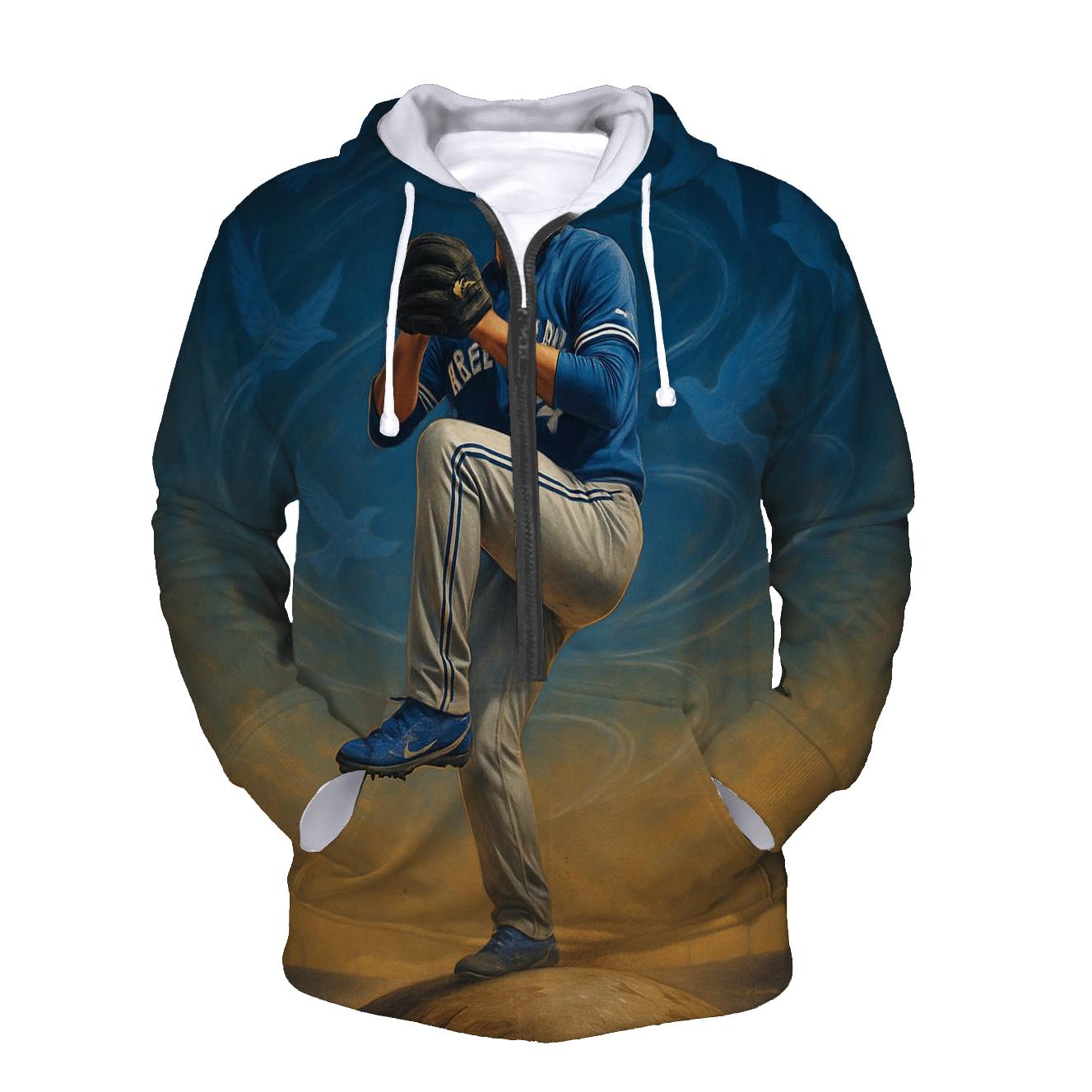 Blue Jays Horizon Windup zip-up hoodies