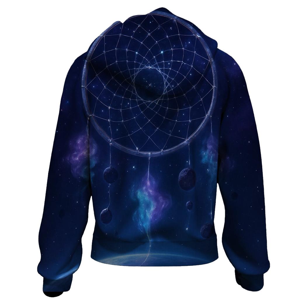 Galactic Dreamcatcher Over The Sleeping Planet pullover hoodies