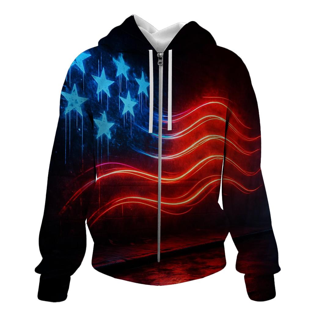 Neon Streetwave Stars premium hoodies
