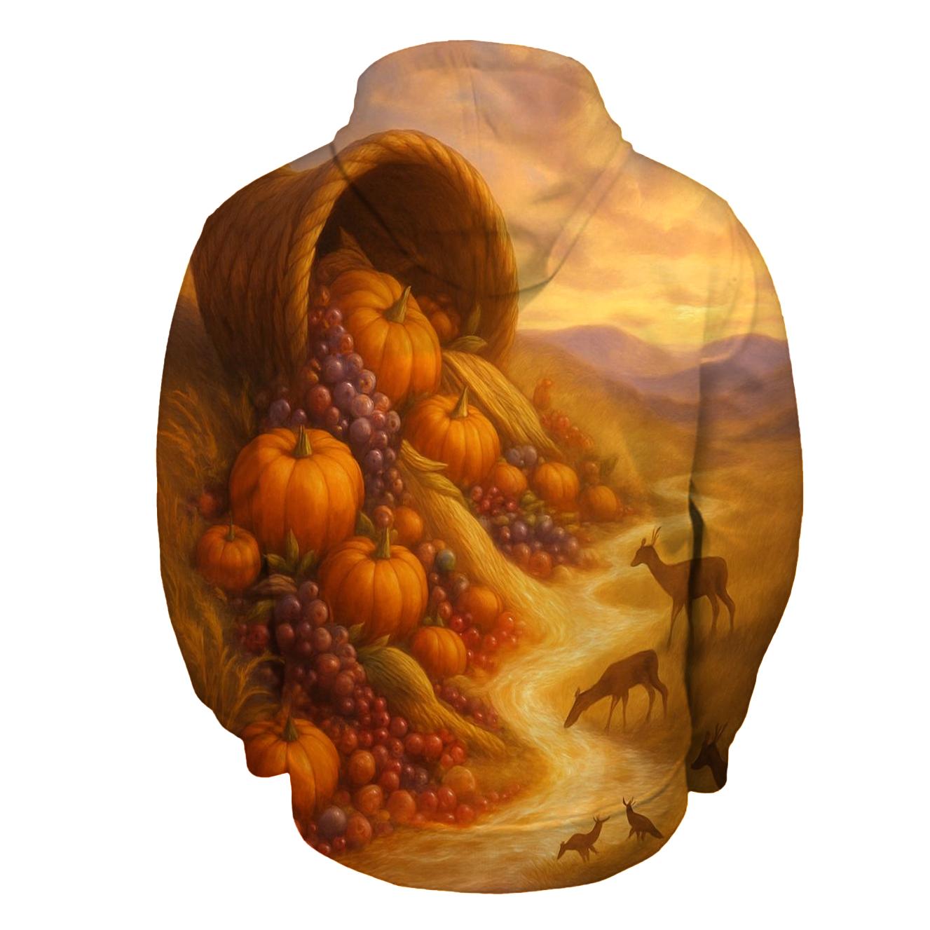 Cornucopia River Of Abundance graphic hoodies